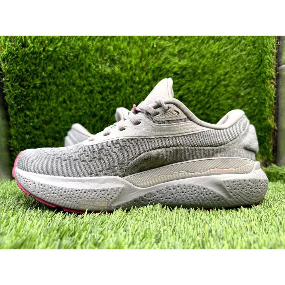 Brooks Adrenaline GTS 24 1204261B019 Athletic Sneaker Womens 8B Gray Mesh Sports